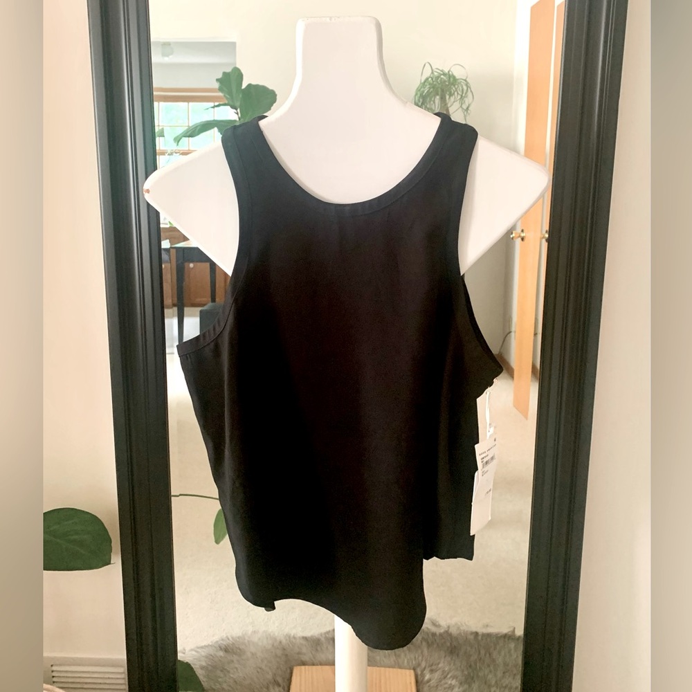 GOOD AMERICAN Black Tank Top
